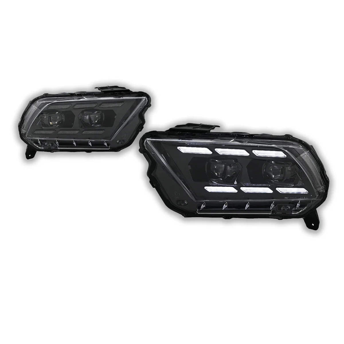 

Автомобильные фары для Ford Mustang, 2009-2014, светодиодные фары для проектора, дневные ходовые огни, автомобильные аксессуары