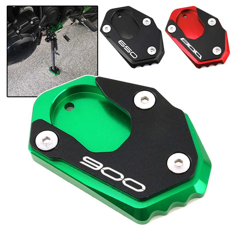 

For Kawasaki Z900 Z650 Z800 Z 900 650 800 RS SE Z900 NINJA 650 300 ZX6R ZX10R 2017-2026 CNC Motorcycle Kickstand Extension Pad