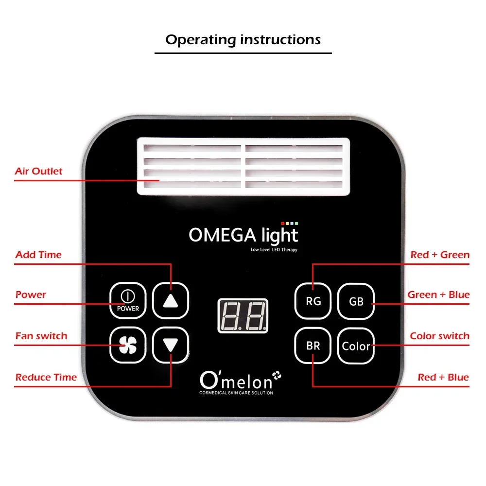 Seven color spectrometer Facial Beauty Massage Device Electric Face Clean Massager Face Care Skin Rejuvenation Beauty Machine