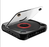 Portable Bluetooth CD Player USB-C Quick Charging gift for Study Music Grandparents Black