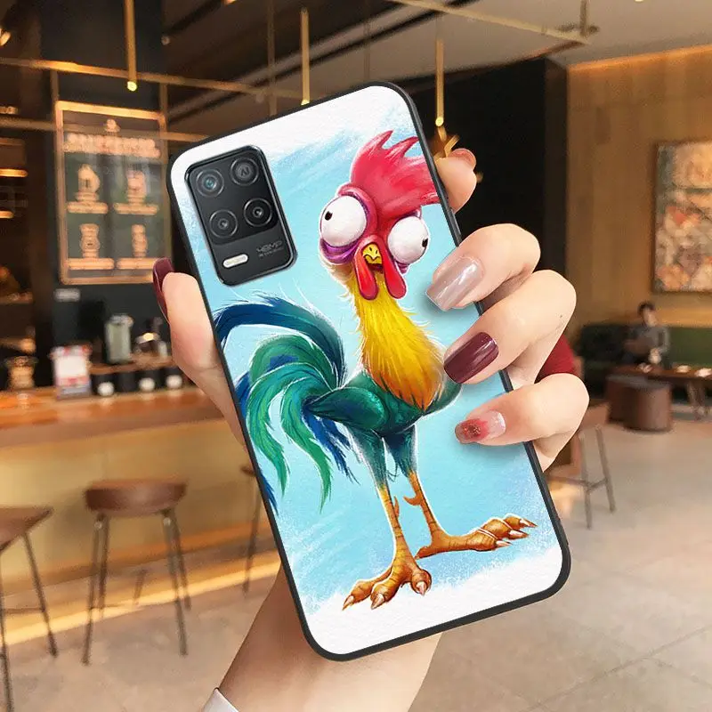 Chicken Cock Rooster drawing Phone cover For oppo Realme C25Y C55 C25S S21Y C11 6i 9i 7pro 8pro 9pro 11pro plus 10 Cases coque