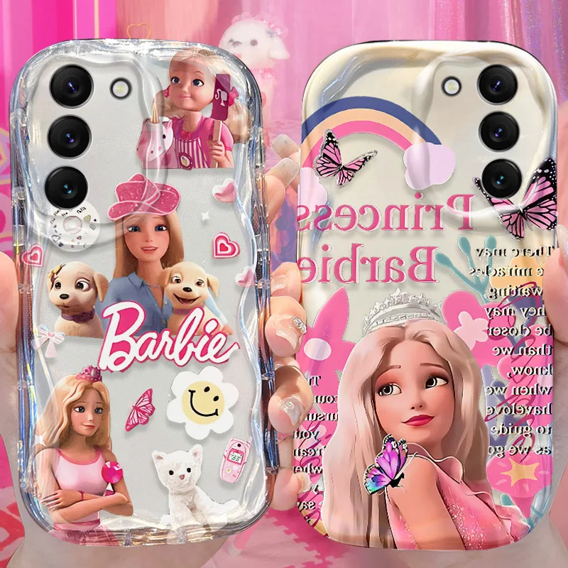 B-Barbies Dolls Case for Samsung Galaxy S24 S23 S22 S21 Ultra Plus S20 FE A73 A72 A71 A55 A54 5G A53 A52 A51 4G A50S A50 Cover