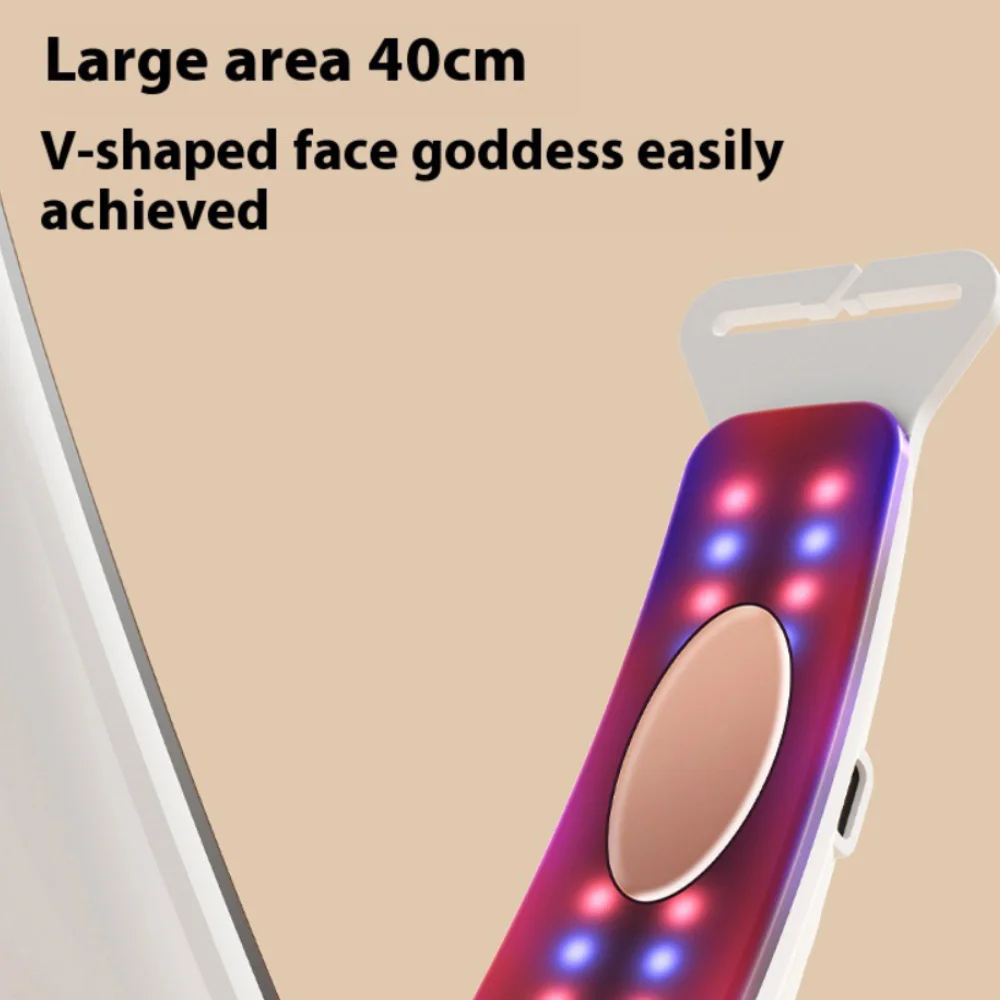 Ems Facials Lifting Device V Face Massager Double Chin Lift Up Remover Beauty Instrument Thin Face Tool