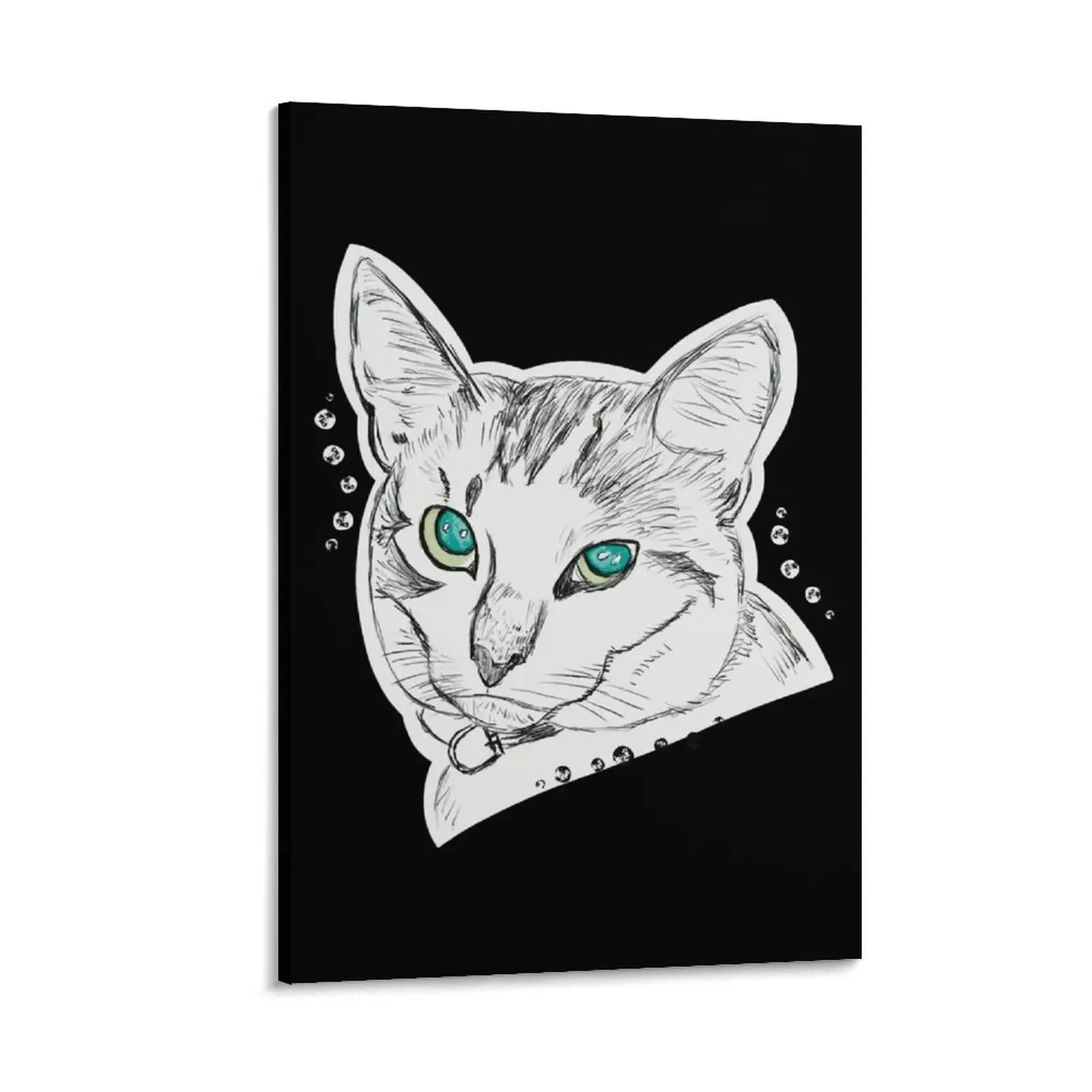 

Blue eyed cat Canvas Painting poster mural home decoration luxury wallpapers home decor luxury home decor