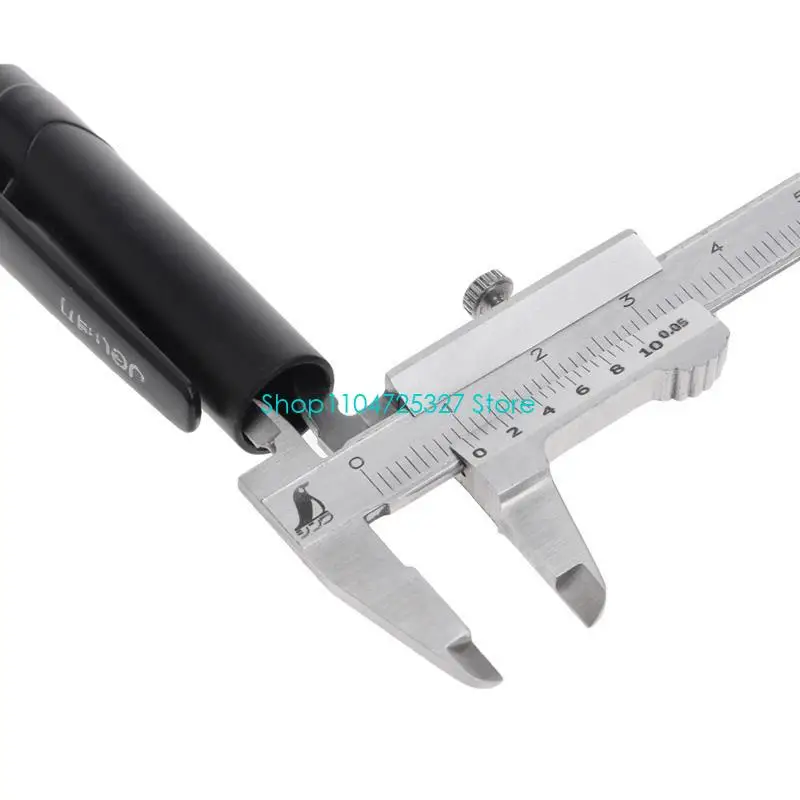 D8KF Mini Vernier Caliper 0-70mm Guage Pocket Stainless Hardened Metric Machinist