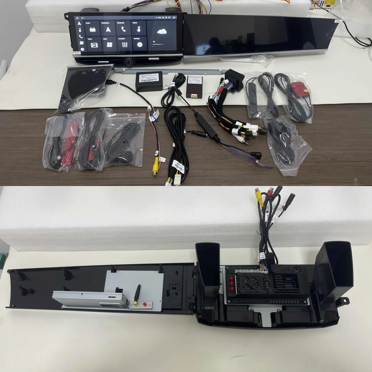 For Porsche Panamera 2010-2016 Car Radio LCD Digital Cluster Co-pilot Dual Screen Seat Dashboard Display DSP Saddle Stopwatch