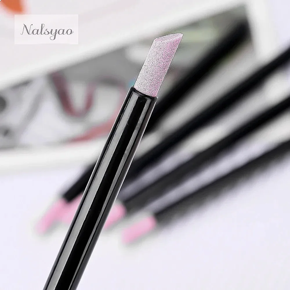 DIY Manicure Pedicure Care Tools 5Pcs Nail Art Quartz Grinding Pen Cuticle Remover Dead Skin UV Gel Nail File
