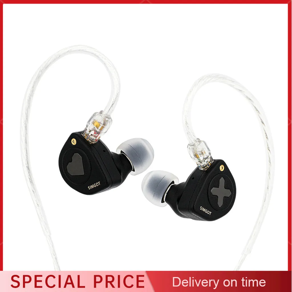 

SIMGOT EW300 DSP 1DD+1Planar+1PZT Гибридный драйвер Вкладыш-монитор Проводные наушники IEM со встроенным кабелем ЦАП IEM