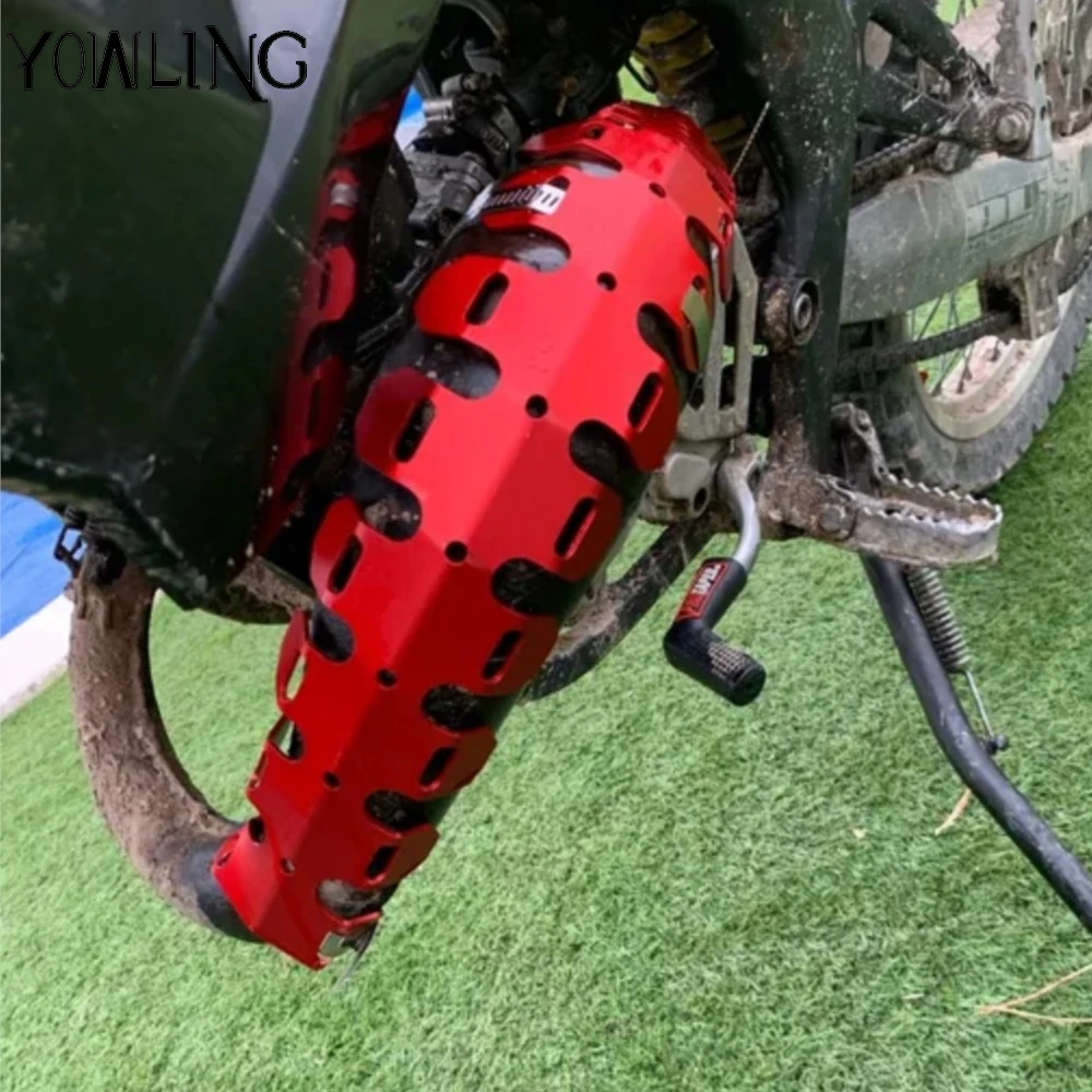 For SHERCO SE250 SE300 For GASGAS EC250 EC300 For Beta RR 2T 125 200 250 300 X-TRAINER Motorcycle Exhaust Shield Protector Cover