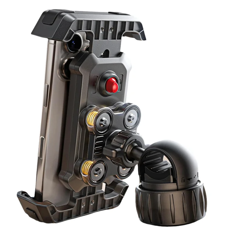 

A51Q-Bike Phone Holder, Anti-Vibration Motorcycle Phone Mount, Bicycle Handlebar Phone Mount, Scooter Ebike Bike Accessories