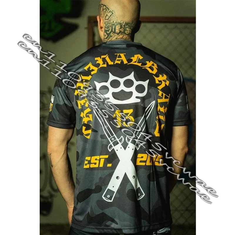 

Одежда для тренировок по боксу RANDA, солнцезащитная одежда для мужчин и женщин, повседневная мужская футболка с круглым вырезом и короткими рукавами, топ MOTO