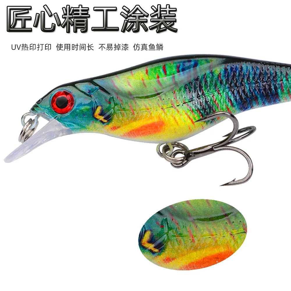 Mino Swim Minnow Crankbait Suspenso – Lubina con Lanzamiento Largo - imagen 2