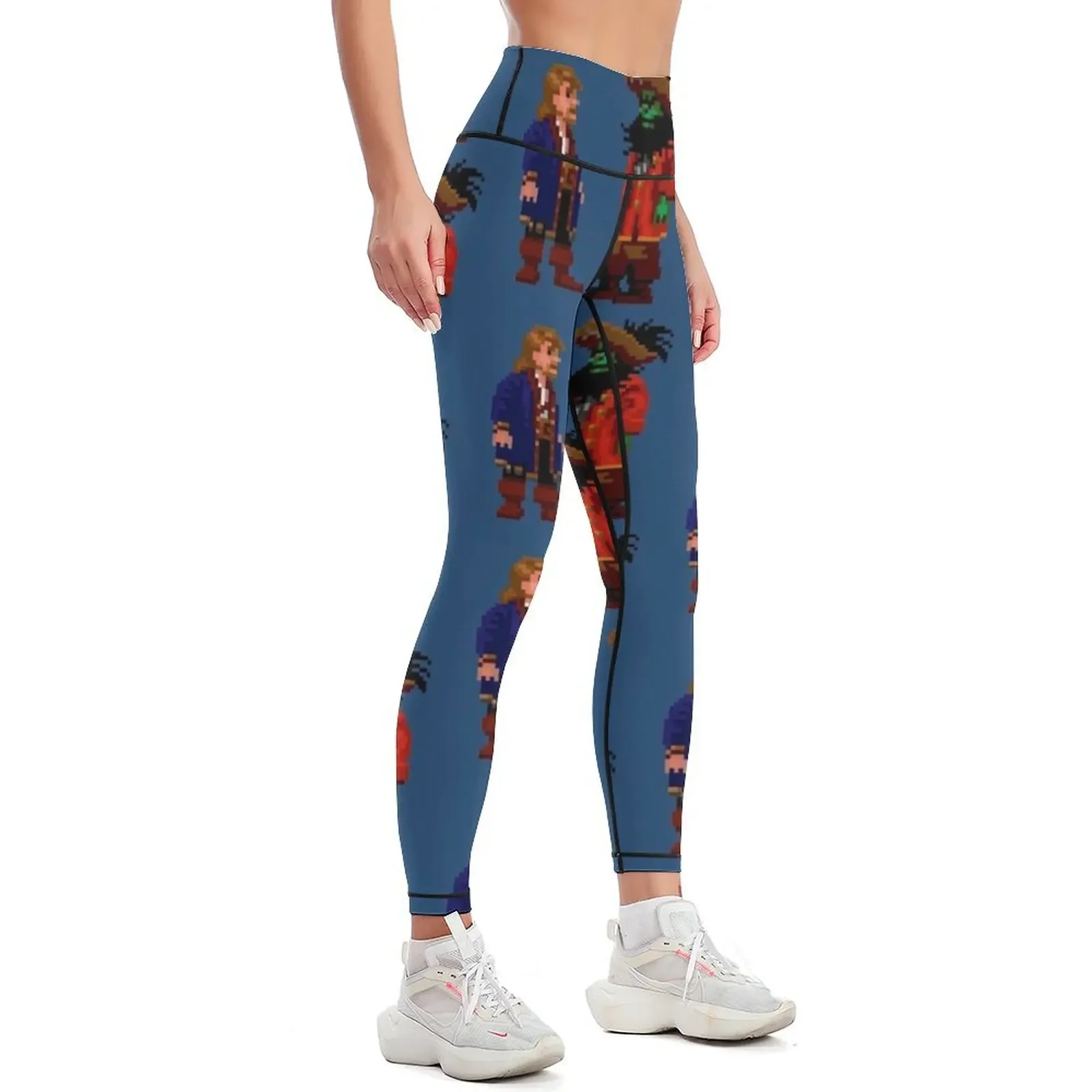 Guybrush & LeChuck (Monkey Island 2) Leggings for fitness joggers for Womens Leggings