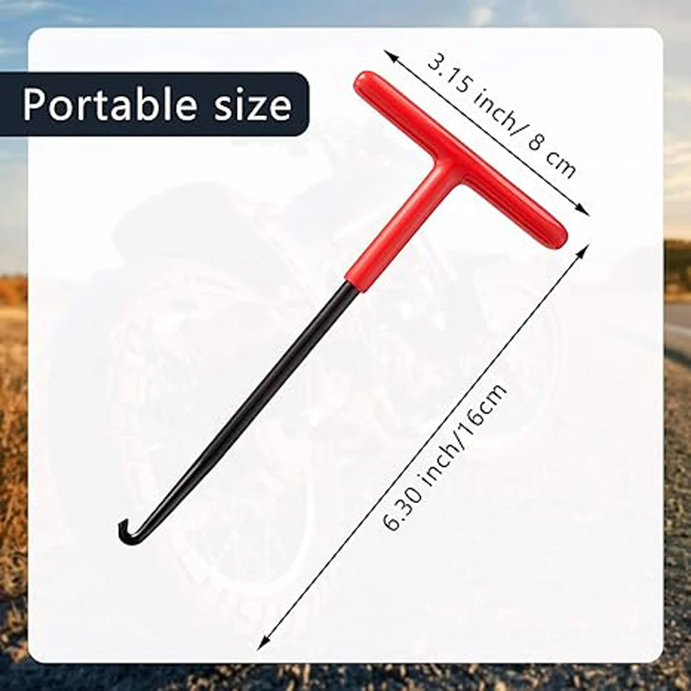 Motorcycle Exhaust Spring Hook T Shaped Handle Exhaust Pipe Spring Puller Installer Hooks Repair Tool for Springs Removal