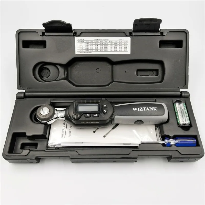 Taiwan WIZTANK digital display acousto-optic torque wrench WS3-135WS4-200/340CN