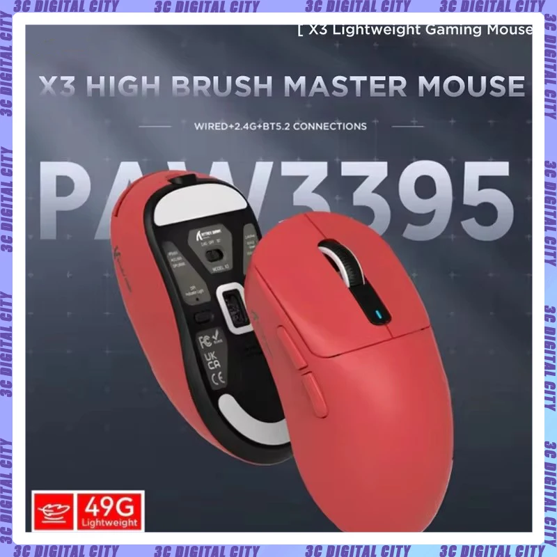 

Attack Shark X3pro Mouse Lightweight Paw3395 E-Sports Game The Third Mock Examination 4k Wireless Mouse 8k Computer Gaming Mouse