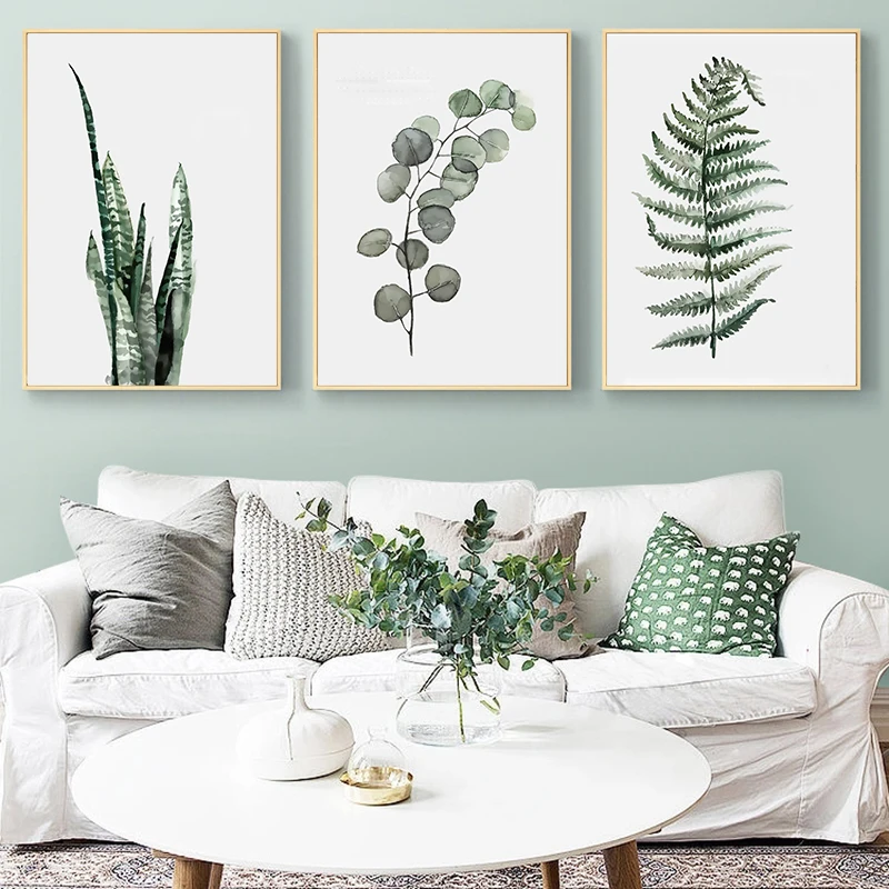 Green Plant Canvas Wall Art 4