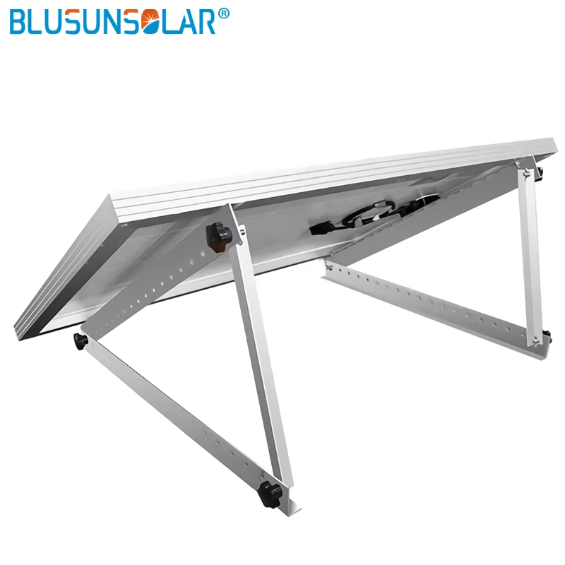 1 Set Triangle Aluminum Adjustable Solar Panel Mounting Bracket For 150W Solar Panel Folding Tilt Legs Boat RV Roof 28\