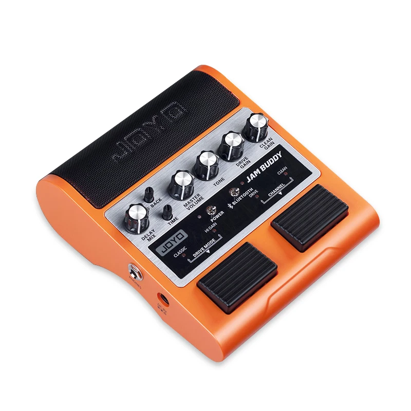 Jam Buddy Pedal Guitar Amplifier Rechargeable Battery Delay Effect Multiple Tones Electric Guitar Effect Speaker