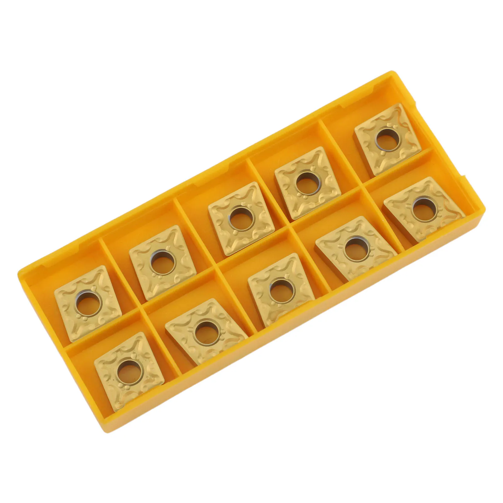 10PCS Insert Carbide Insert Heavy-duty Cutting Easy Blade Replacement Strong for Grip Performance Tight Tolerance Maintenance