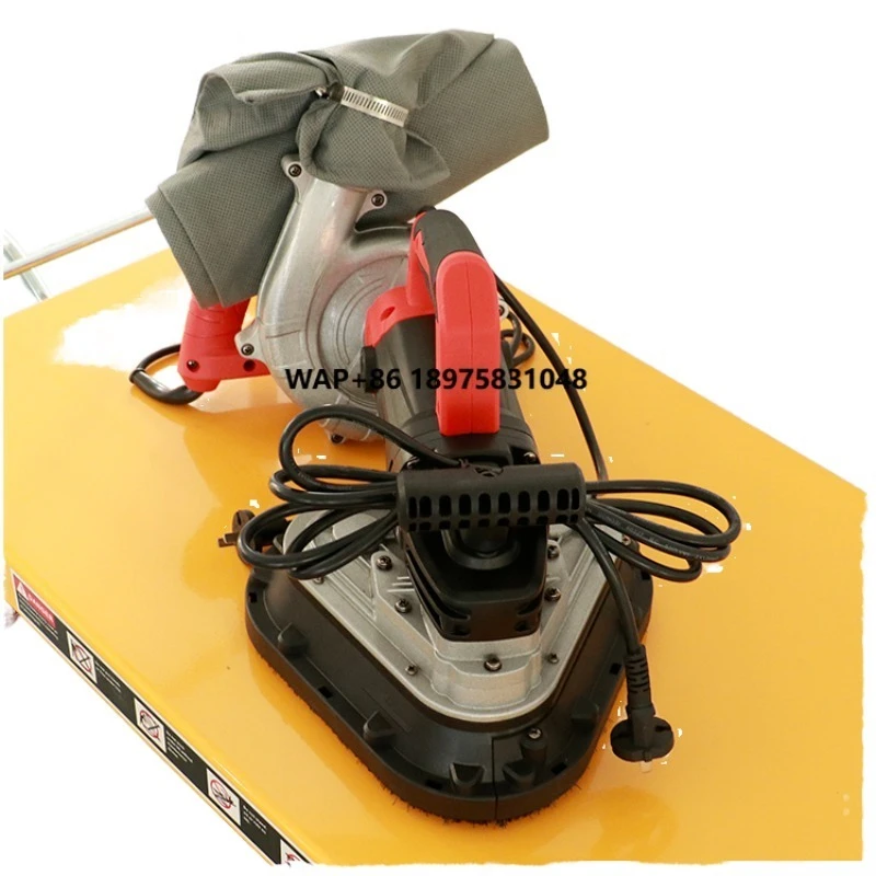 

Three-head handheld electric 220V angle grinder dust-free floor concrete renovation polishing edging machine