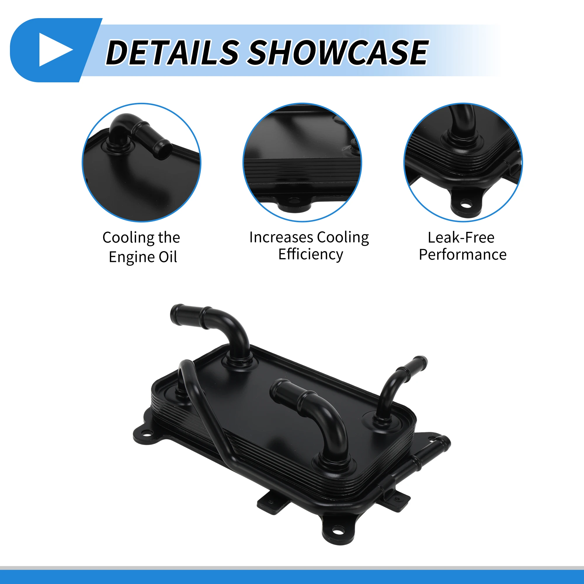 

UXCELL Engine Oil Cooler for Kia Optima 2.4L 16-20,for Hyundai Sonata 2.4L 17-19 No.25620D5000 Aluminum Alloy 1 Set