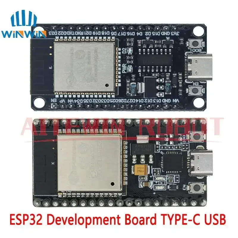 

ESP32 Development Board TYPE-C USB CH340C WiFi+Bluetooth Ultra-Low Power Dual Core ESP32-DevKitC-32 ESP-WROOM-32 Expansion Board