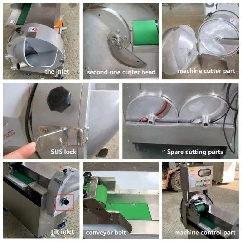 High Quality Multi-functional Vegetable Fruit Cutter Machine 3mm Onion Dicer Garlic Vegetable Shredding Machine Customized