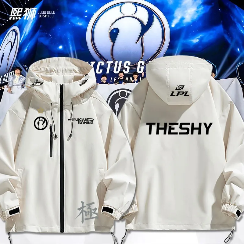 

Куртка с капюшоном LoL IG T Jaet Rookie, удлиненная, ветрозащитная, из полиэстера, повседневная верхняя одежда для подростков с регулируемым шнурком по низу