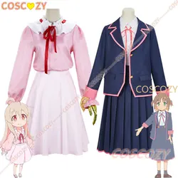 Anime Onimai: I'm Now Your Sister ! Mahiro Oyama Cosplay Costume Wig My Brother is Done For Skirt Suit School JK Uniform T-shirt