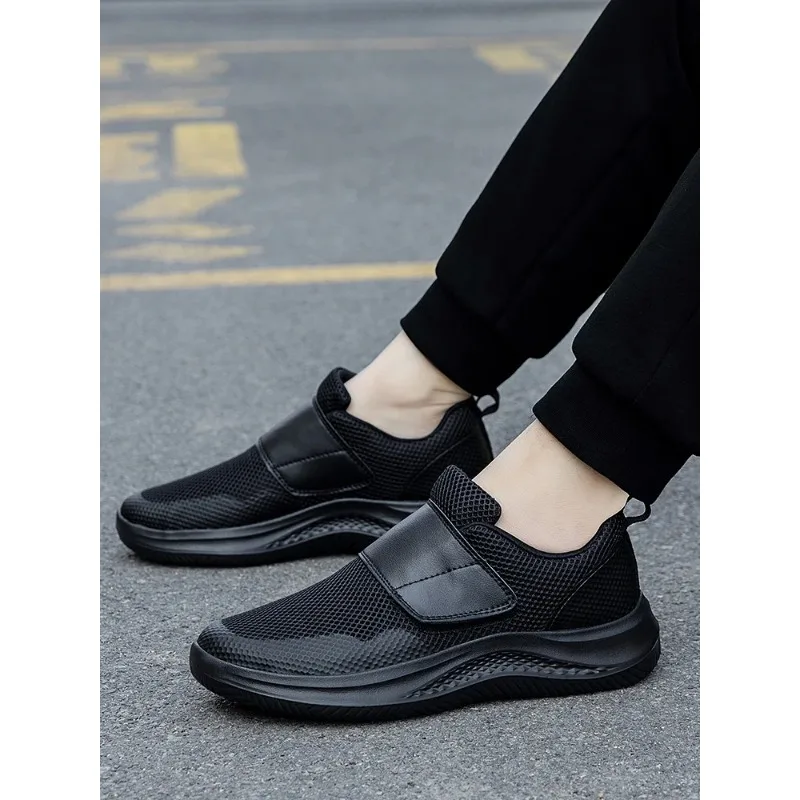 Men Orthopedics Wide Feet Swollen Walking Casual Shoes  Diabetic Man Shoes Big Size Thumb Eversion Adjusting Soft Comfortable