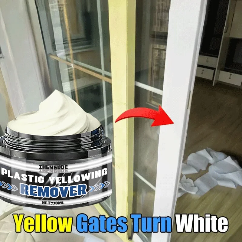 30ml Plastic Renovation Cream - Instantly Remove Yellowing, Oxidation & Clouding on Old Plastic Appliances and Fixtures