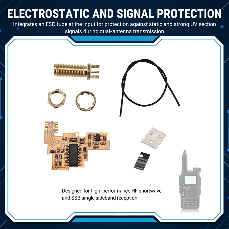 For Quansheng Uv K5/K6 Install SI4732 Soft Board And Modify HF Shortwave Full-Band Reception/Single Sideband Reception