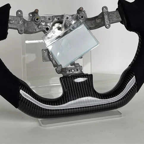 R35 GTR 2008-2016 Suede Light Emitting Diode Steering Wheel Custom Carbon Fiber Steering Wheel