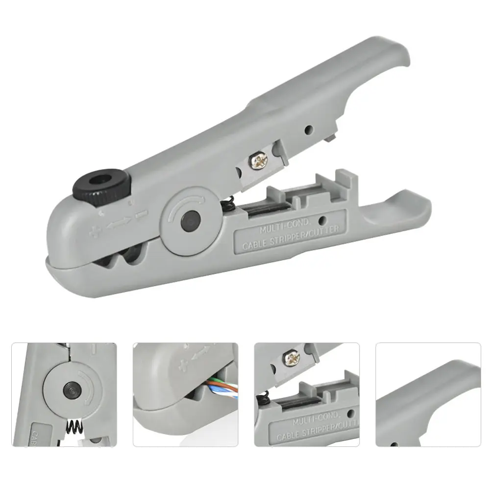 

Wire Stripper H Tool ABS Plastic Electrician Work Pliers Compact Size Labor Saving Spring Design Wire Cutting Stripping