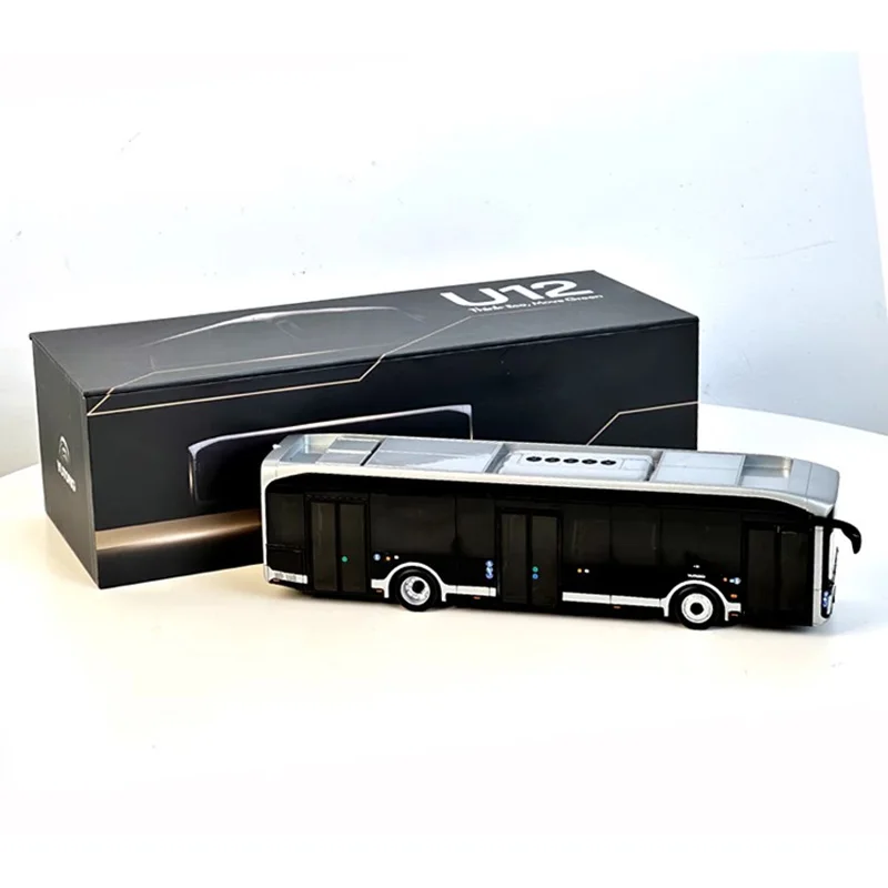 Escala 1:42 Yutong Bus U12 Liga Modelo de carro Coleção Ornamentos Decoração Brinquedo