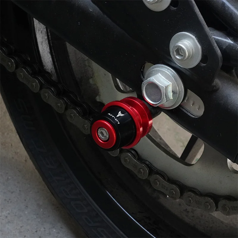 Mt07 para yamaha fz07 MT-07 mt fz 07 2014 2025 novos acessórios da motocicleta swingarm slider carretéis 6mm parafusos de suporte