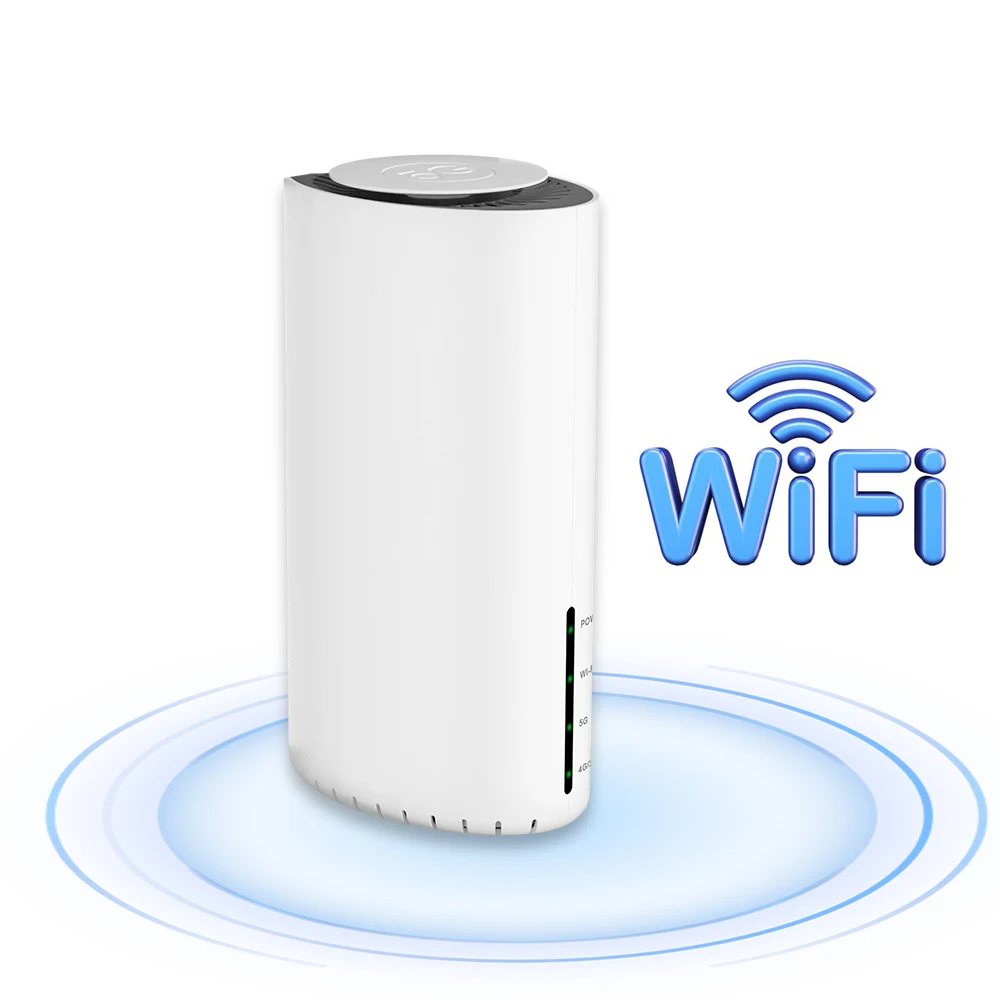 

ESIM 5G CPE Router With 4G 5G LTE Indoor Hotspot 2.4GHz Wireless Outdoor CPE Router SIM Card Slot Home & Office Use