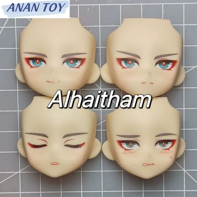 

Alhaitham Ob22 Ob24 Face Doll Handmade Water Sticker Finished Faceplate Anime Game Cosplay Toy Accessories