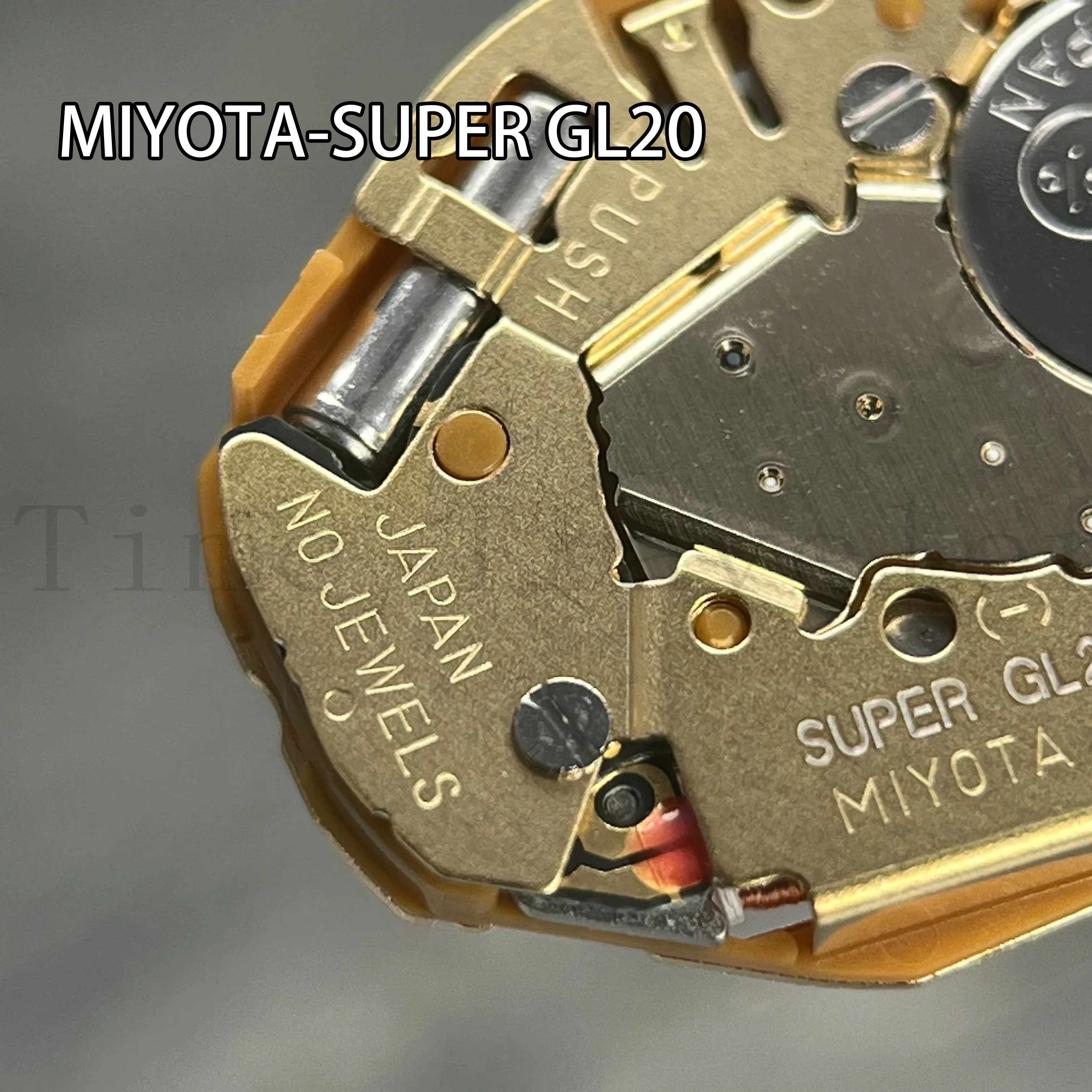 Japan Miyota GL20 Watch Movement With adjuststem but without battery for 2 pins Quartz WatchElectronic Watch Repair Parts