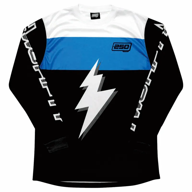 Image of Motorradbekleidung, BMX, Neuer Motocross-Rennanzug, Schnelltrocknendes Fahrer-T-Shirt