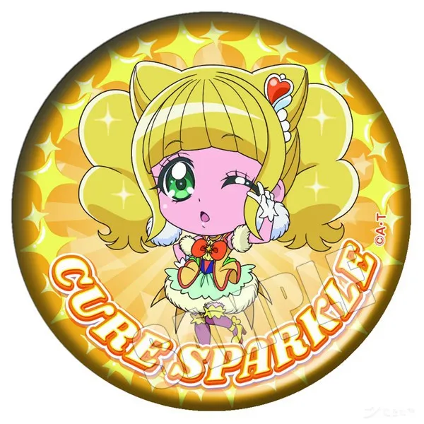 Hoshizora Miyuki Hino Akane Midorikawa Nao 58MM IRON BUTTON BADGE