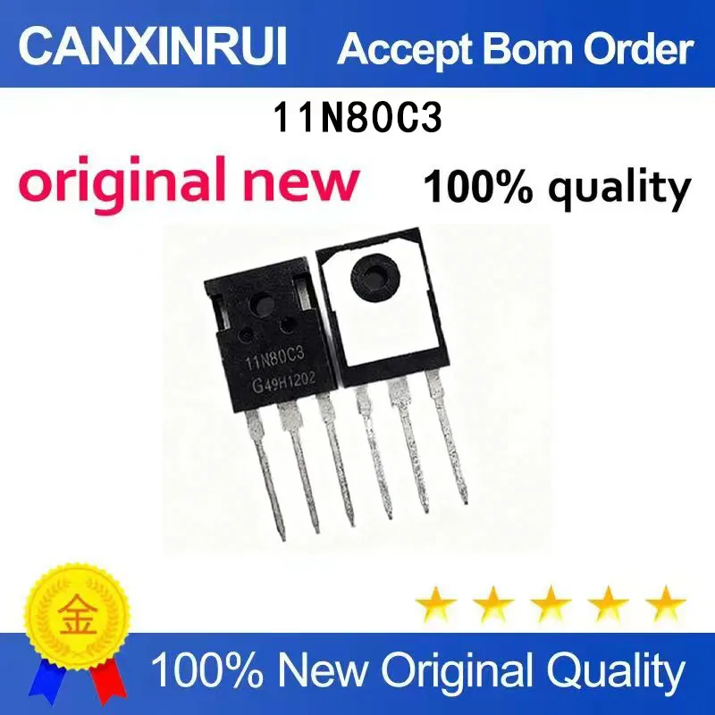 (5-100 Pieces) 11N80C3 SPW11N80C3 N-channel Power Field Effect Transistor 800V 11A TO-247