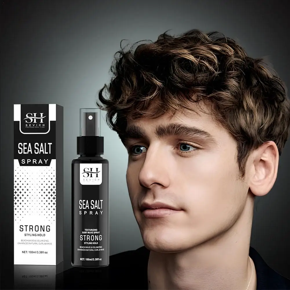 

100ml Natural Sea Salt Hair Styling Spray Adds Instant Volume Degreasing Matte Texture Thickening Hair Styling For Men Wome