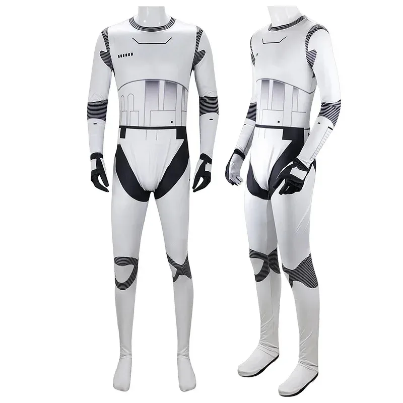 NewStormtrooper-mono para niños y adultos, disfraz de soldado blanco de estrella, ropa de juego de rol para Cosplay de Halloween, 5;c, 6's.2;b'8,