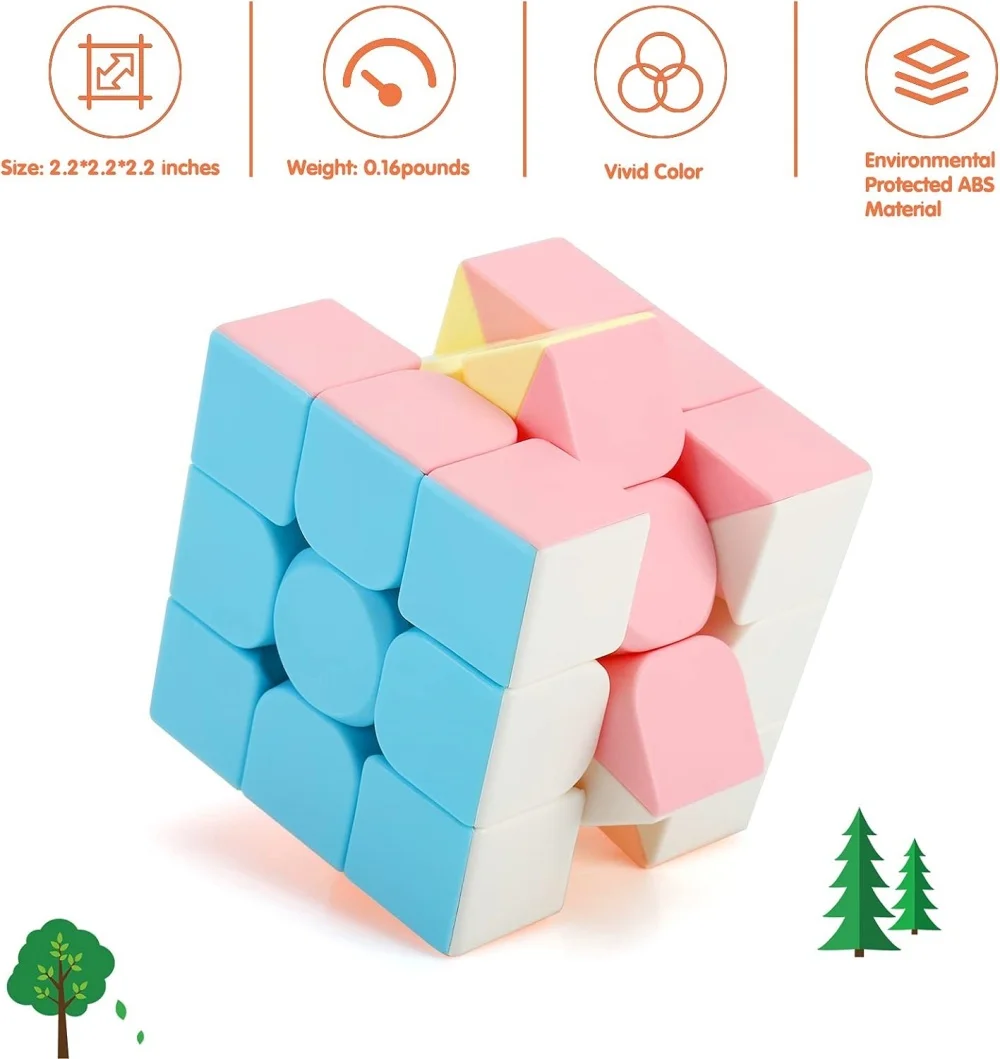 ShengShou-Three Layer Magic Cube para crianças, Chuanqi S 3x3, Speed Cube, Professional Puzzle Toys, Kids Gift