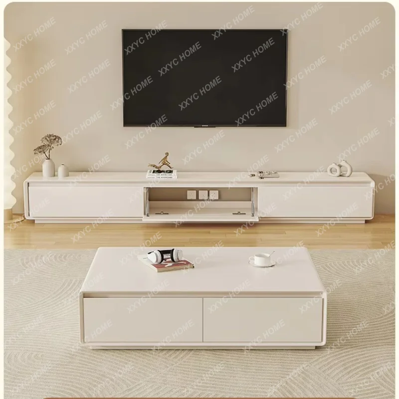 XXTv Stand Modern Design Extended Tall White Tv Cabinet Corner Minimalist Wooden Szafka Pod Telewizor Furniture