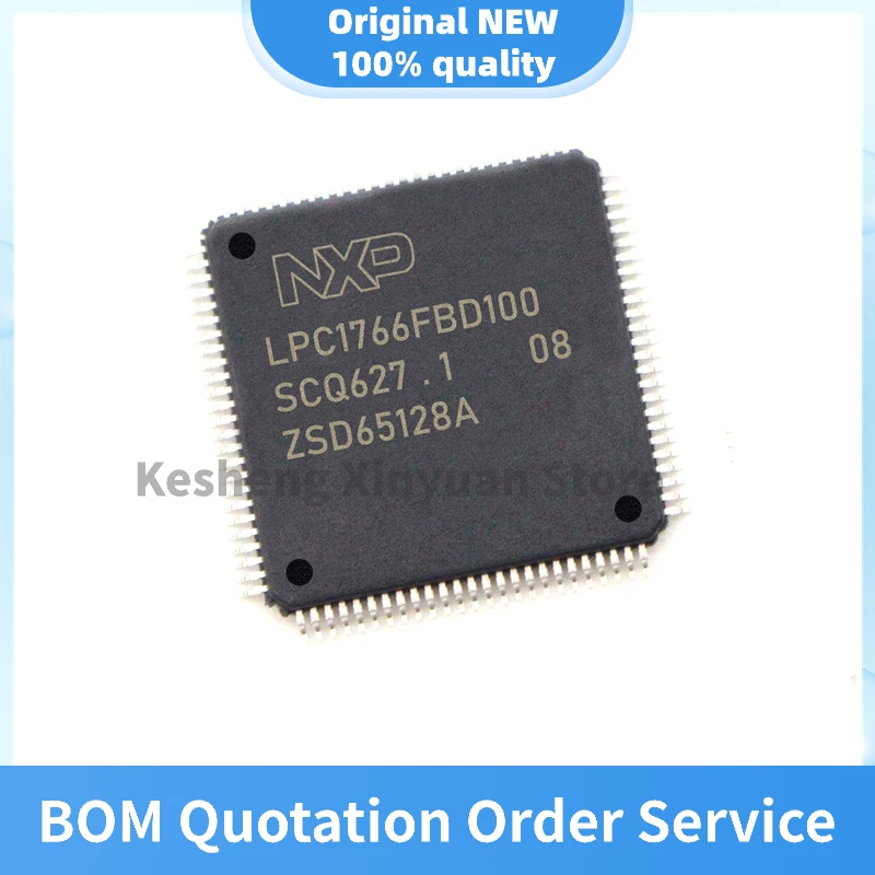 Brand-new original genuine LPC1766FBD100 LQFP-100 microcontroller 256K chip.