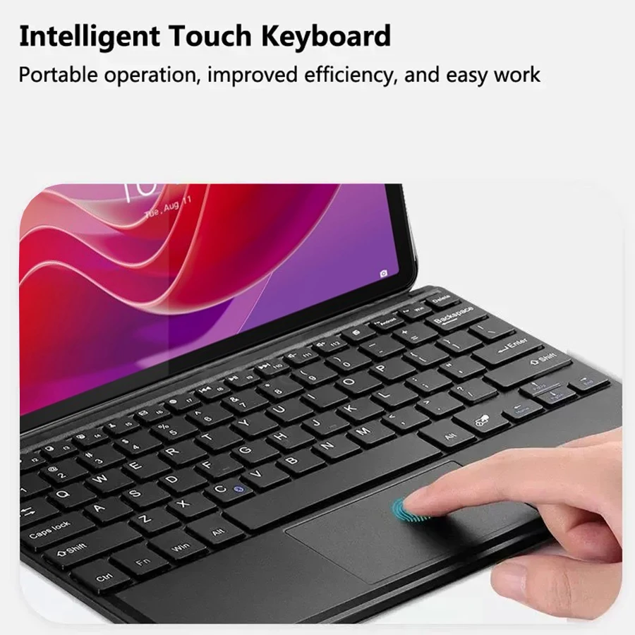 حافظة لوحة المفاتيح لينوفو تاب P11 2nd Gen Xiaoxin Pad Plus 2023 11.5 بوصة ، غطاء فوندا لجهاز لينوفو شياو شين باد 11 بوصة 2024 تاب M11 TB331 #4