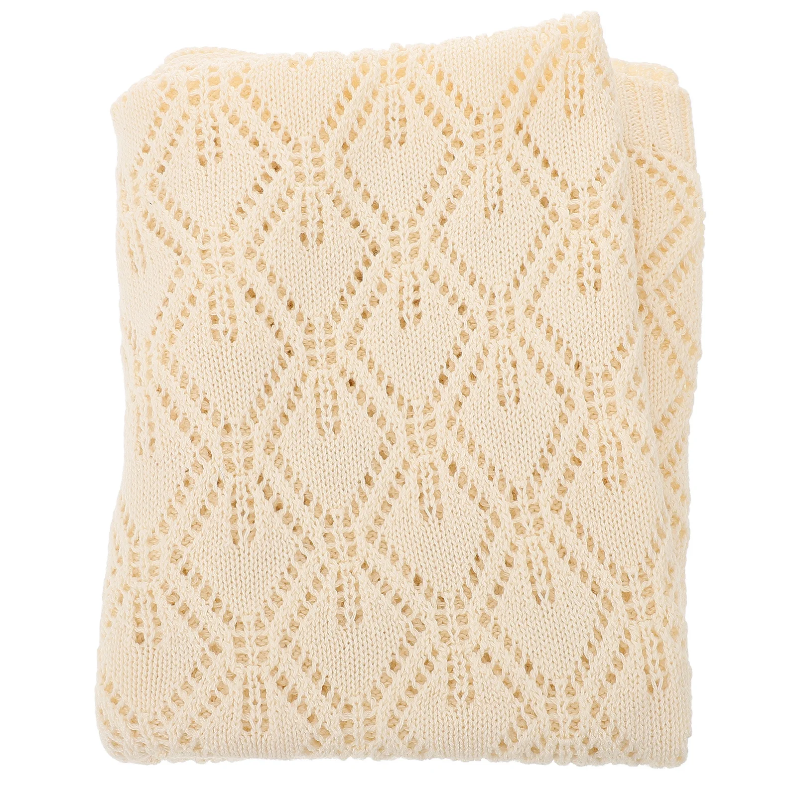 

Breathable Newborn Baby Swaddle Blanket Knitted Woolen Yarn Toddler Receiving Blanket Soft Infant Sleeping Wrap